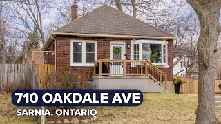 Sarnia Real Estate  710 Oakdale Avenue [upl. by Yodlem]