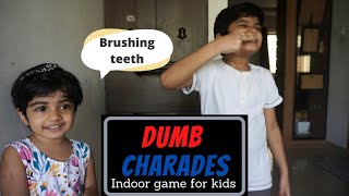 Dumb Charades Challenge  Easy and fun indoor game for kids  Action words [upl. by Adnovad826]