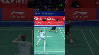 Longest rally 55 shots Anders Antonsen vs Jonatan Christie  China Masters 2024 MS F badminton [upl. by Rodney]