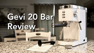 Gevi 20 Bar Home Espresso Machine Review amp Test [upl. by Bergeron]