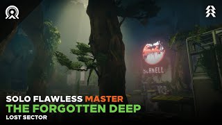 Solo Flawless Master The Forgotten Deep Lost Sector Hunter Destiny 2 [upl. by Haerdna]