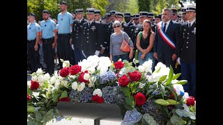 Hommage à lAdjudant Éric Comyn  Gendarme du peloton motorisé de MandelieuLa Napoule [upl. by Aicenad]