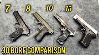 30 Bore 7810 amp 15 Shot Comparison [upl. by Eityak8]