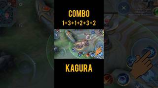 kagura combo and gameplay mlbb kagura tutorial gameplay gaming games mobilelegends [upl. by Elamef]