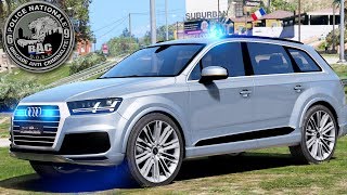 GTA 5 MODSLSPDFR BAC  Audi Q7  POLICE NATIONALE 40 [upl. by Ainitsirhc]