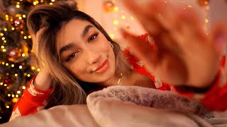 ASMR • Cozy Girlfriend Cuddles You To Sleep💗💤 affirmations face touching hair play [upl. by Maleeny352]