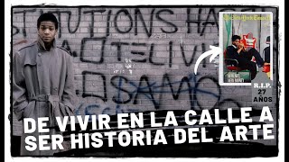 ▶️ ¿Quién fue BASQUIAT Del GRAFFITI de SAMO a 🌟 del ARTE [upl. by Ley]