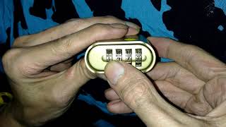 How to change a Padlock Combination Padlock [upl. by Notfol493]