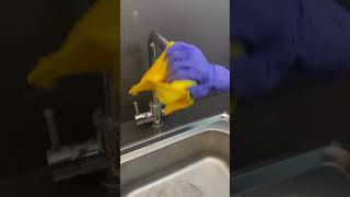 SPRAY WIPE DONE✨  ASMR  HARD WATER DESCALER SPRAY  WATERSCIENCE [upl. by Aleiram]