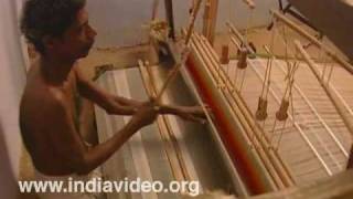 Balaramapuram Handloom village weaving traditional craft looms at work hand made clothes [upl. by Zeiger]