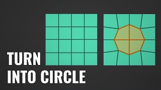 Convert anything to a circle with the free Loop Tools addon [upl. by Eiclek]