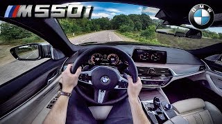 BMW M550i 5 Series G30 POV Test Drive by AutoTopNL [upl. by Yennep]