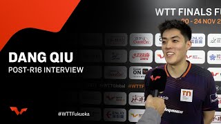 Dang Qiu PostR16 Interview  WTTFukuoka 2024 [upl. by Tedi815]