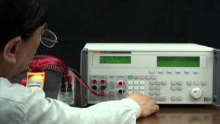 The 5080A MultiProduct Calibrator Calibrating a Clamp Meter [upl. by Nyrehtac]