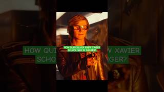 How Quicksilver knew Xavier School was in danger XMen Apocalypse [upl. by Ayhay]