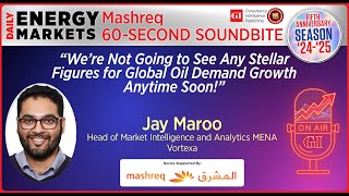 Daily Energy Markets  Mashreq 60  Second Soundbite [upl. by Novyar658]