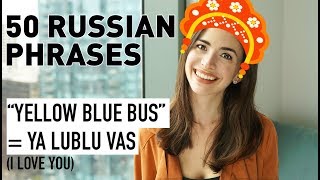 50 COMMON PHRASES IN RUSSIAN BASIC RUSSIAN [upl. by Navoj961]