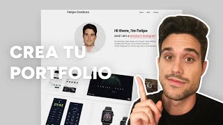 Como crear tu portfolio UX UI sin experiencia  Mi portfolio [upl. by Carrnan]