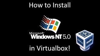 Windows NT 50 Build 1515  Installation in Virtualbox [upl. by Nwahsud]