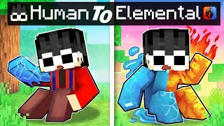 From Human To ELEMENTAL In Minecraft [upl. by Kolk]