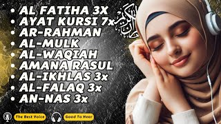 🔴Relaxing Quran Recitation voice of Ayat Kursi 7xSurah Ar RahmanWaqiahAl MulkIkhlasFalaqannas [upl. by Bogey733]