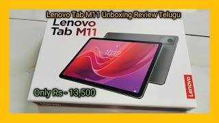 Lenovo tab M11  Unboxing Review Telugu  Manjus Channel 😍😍😍😍 Amazon [upl. by Aeynod]