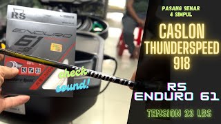 CASLON Thunderspeed 918 amp RS Enduro 61 white M23 C23 [upl. by Natalia]