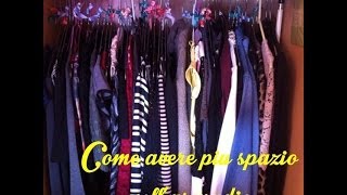 DIY Come avere più spazio nellarmadio [upl. by Urbannai]