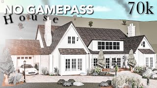 Bloxburg No Gamepass House 70k [upl. by Pepin]