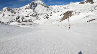 Piste Red Fournache Aussois ski [upl. by Reisch]