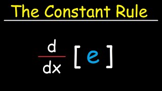 The Constant Rule For Derivatives [upl. by Nnyleimaj482]