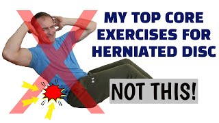 My Top 5 Core Exercises For Herniated Disc Recovery [upl. by Farand89]