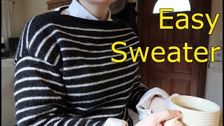 Making an easy machine knit sweater [upl. by Schnabel254]