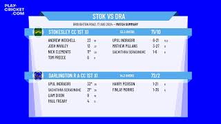 Stokesley CC 1st XI v Darlington R A CC 1st XI [upl. by Jegger737]