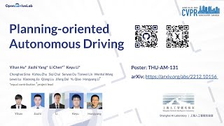 CVPR23 Plenary Talk  Best Paper UniAD Planningoriented Autonomous Driving [upl. by Alodie471]