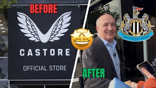 Newcastle United BRAND NEW Adidas Club Shop vlog BEFORE AND AFTER FOOTAGE [upl. by Summer539]