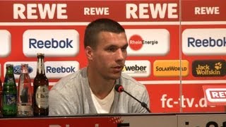 FCIdol Podolski quotEine Rückkehr nach Köln ist immer möglichquot [upl. by Nayek]