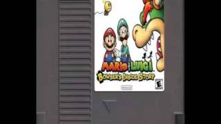 NES Remix  Mario amp Luigi Bowsers Inside Story  Bumpsy Plains  Blubble Lake Surrounding Area [upl. by Lraed]