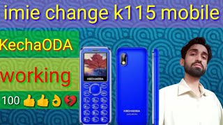 kechaoda mobile k115 imei change codeknowledgekiduniya [upl. by Kcirddahc621]