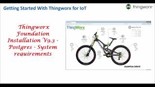 Getting Started With Thingworx ThingWorx Foundation installer for Windows with PostgreSQL Part 10 [upl. by Sacha843]