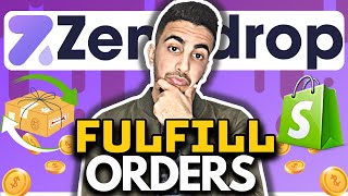 How To Fulfill Orders On Shopify Zendrop  Zendrop Shopify Tutorial [upl. by Leiuqese]