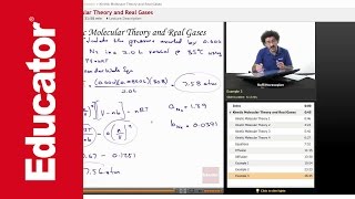 Ideal Gas Law and Van der Waals Equation  AP Chemistry [upl. by Gabrielle]