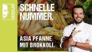 Schnelles Asia PfanneRezept mit Brokkoli Paprika und Avocado von Steffen Henssler [upl. by Chiles]