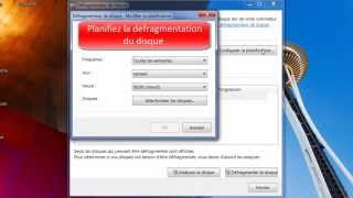 Planifier la défragmentation dun disque sous Windows Défragmenteur de disque [upl. by Eelirrem]