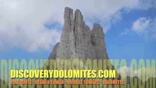 Discovery Dolomites Piaz Route  Delago Tower  Vajolet Towers  Dolomites [upl. by Marmawke]