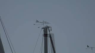 Visualizing Wind Direction Closeup View of Windfinders and Sailing Boat Flag [upl. by Trilbi]