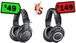 Audio Technica ATHM50x vs ATHM20x worth 100 more [upl. by Terpstra20]