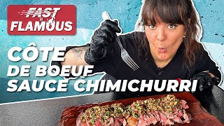 La côte de bœuf sauce CHIMICHURRI  ⚡ Fast and Flamous 🔥 [upl. by Towland]