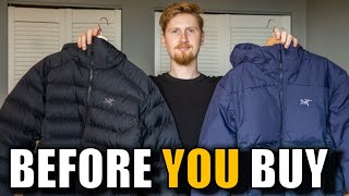 ArcTeryx Down Jackets WORTH IT  NEW Thorium vs Thorium SV Comparison and Review [upl. by Eboj177]