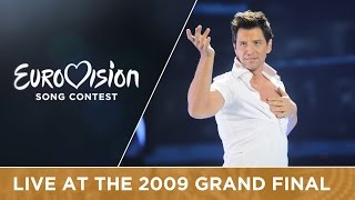 Sakis Rouvas  This Is Our Night Greece LIVE 2009 Eurovision Song Contest [upl. by Adnalro]